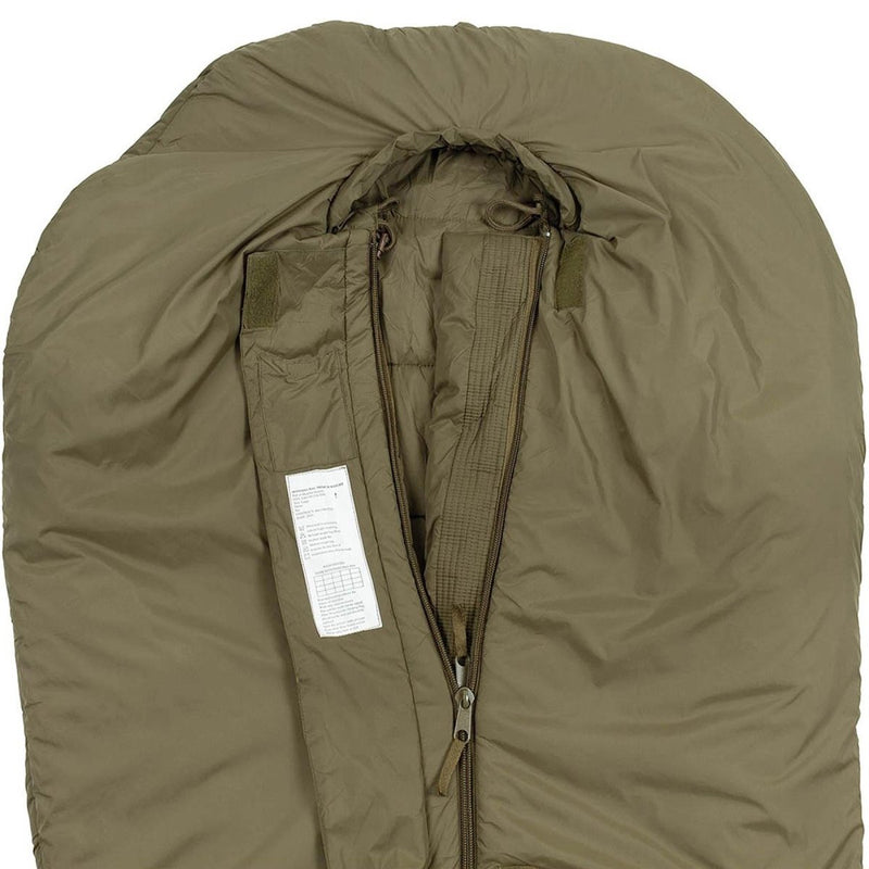 Originele Britse militaire slaapzak Compressie Sack Comfort -15 ° C Olive