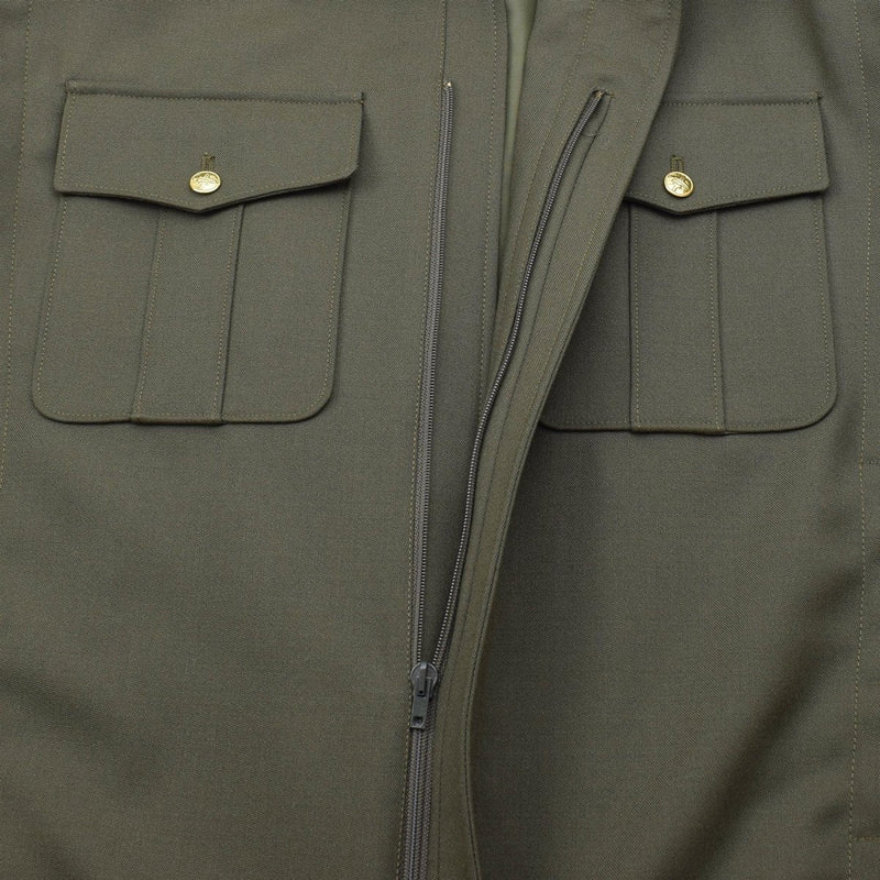 Blouson d'origine de l'armée tchèque pour troupes de campagne, veste militaire décontractée olive, NEUF