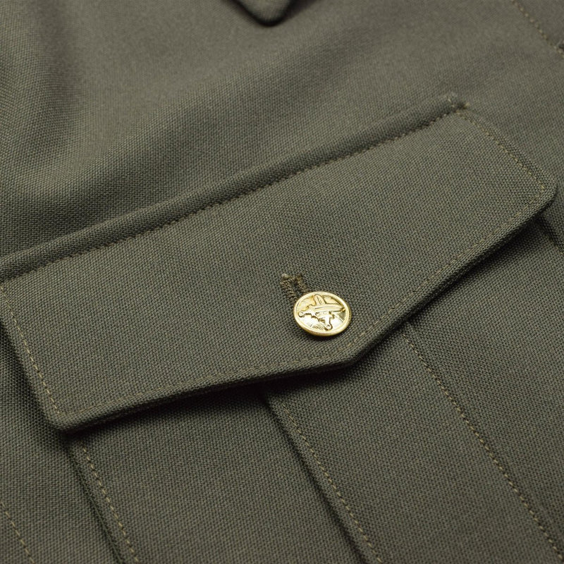 Blouson d'origine de l'armée tchèque pour troupes de campagne, veste militaire décontractée olive, NEUF