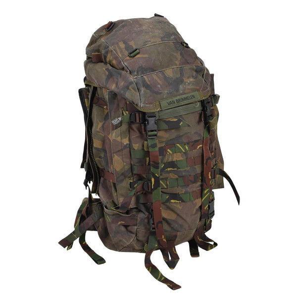 Sac à dos tactique militaire néerlandais d'origine 60L MOLLE Loops DPM Woodland Camo