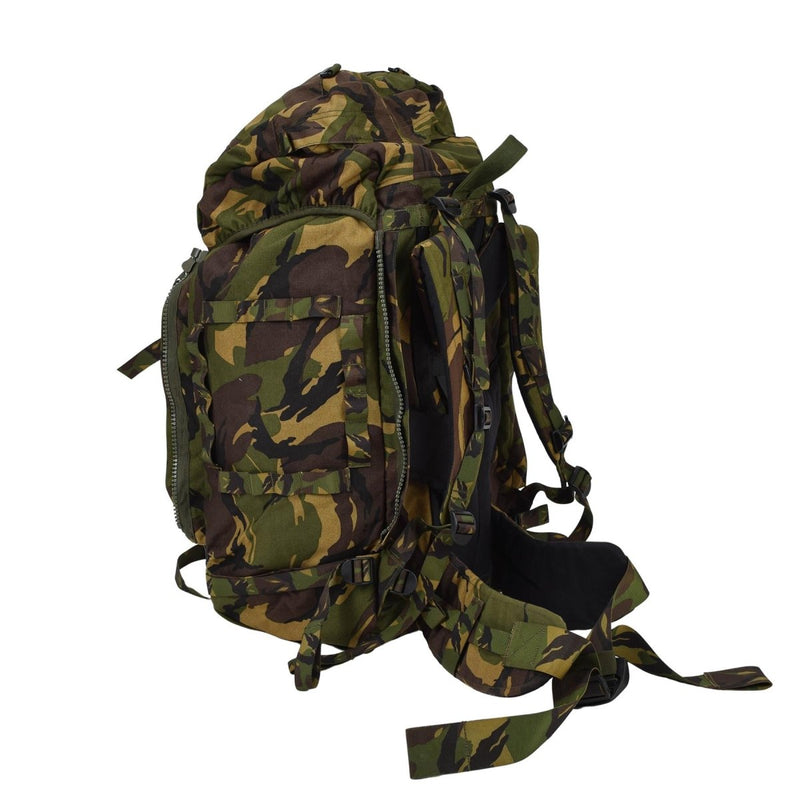 Originele Nederlandse militaire tactische rugzak 60L Molle Loops DPM Woodland Camo