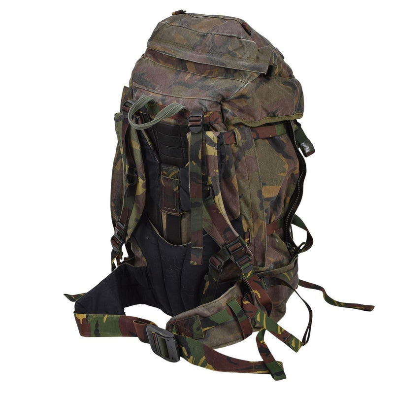 Originele Nederlandse militaire tactische rugzak 60L Molle Loops DPM Woodland Camo