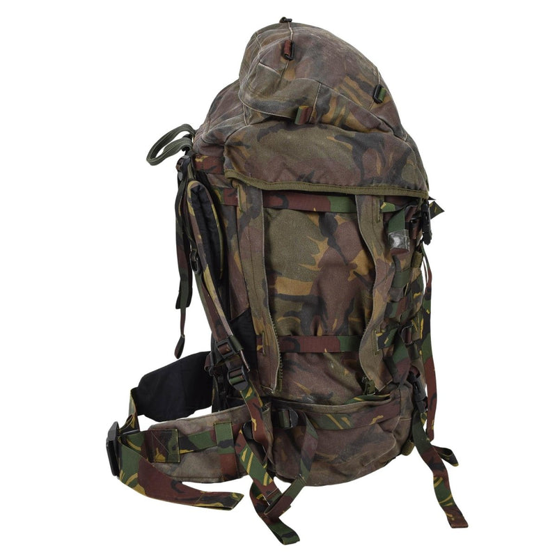 Originele Nederlandse militaire tactische rugzak 60L Molle Loops DPM Woodland Camo