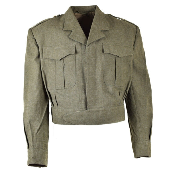 Origineel echt Belgisch België Army Field Ike Jacket Olive Od Eisenhower Wool