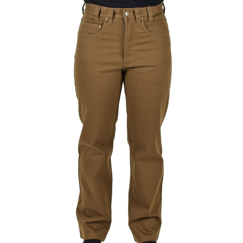 Pantalon en jean kaki d'origine de l'armée allemande Pantalon de travail uniforme Polizei NEUF