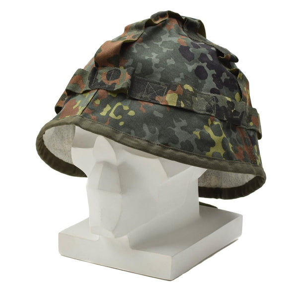 Couvre-casque militaire allemand d'origine flecktarn camouflage déguisement militaire NEUF