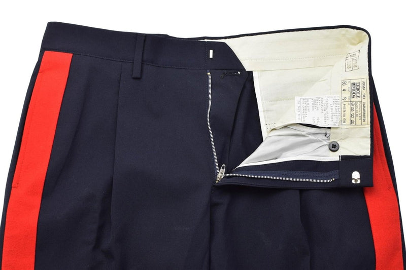 Pantalon de police de l'armée italienne d'origine Arma dei Carabinieri Pantalon bleu NEUF