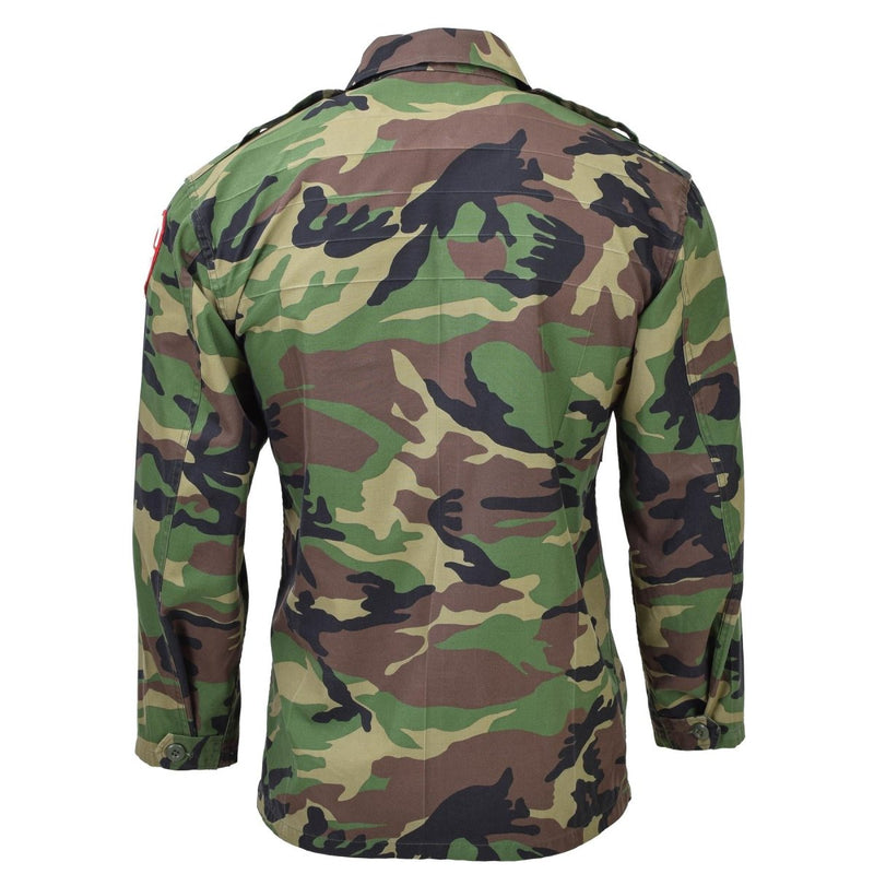 Originele Zuid -Koreaanse militaire tactische shirts M90 Woodland Camo Combat Field