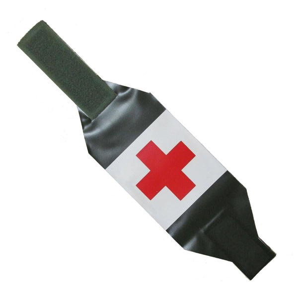 Originele Zweedse militaire medicor -armband Rode Kruis verstelbare klittenbandriem