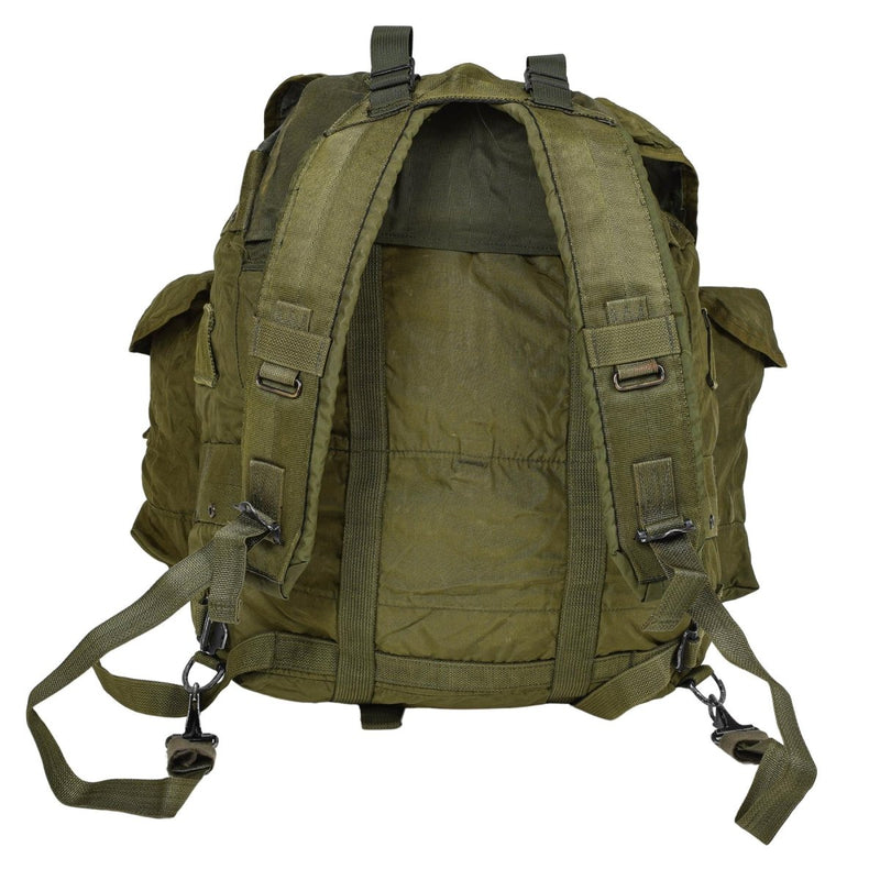 Sac à dos tactique militaire américain original de 50 l avec 3 poches extérieures pour équipement, couleur olive