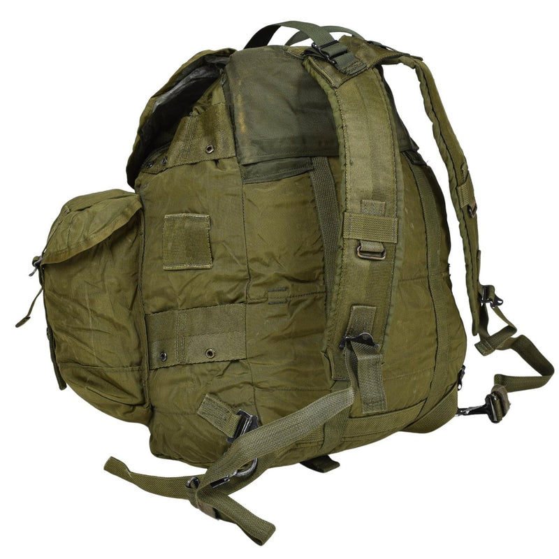 Sac à dos tactique militaire américain original de 50 l avec 3 poches extérieures pour équipement, couleur olive