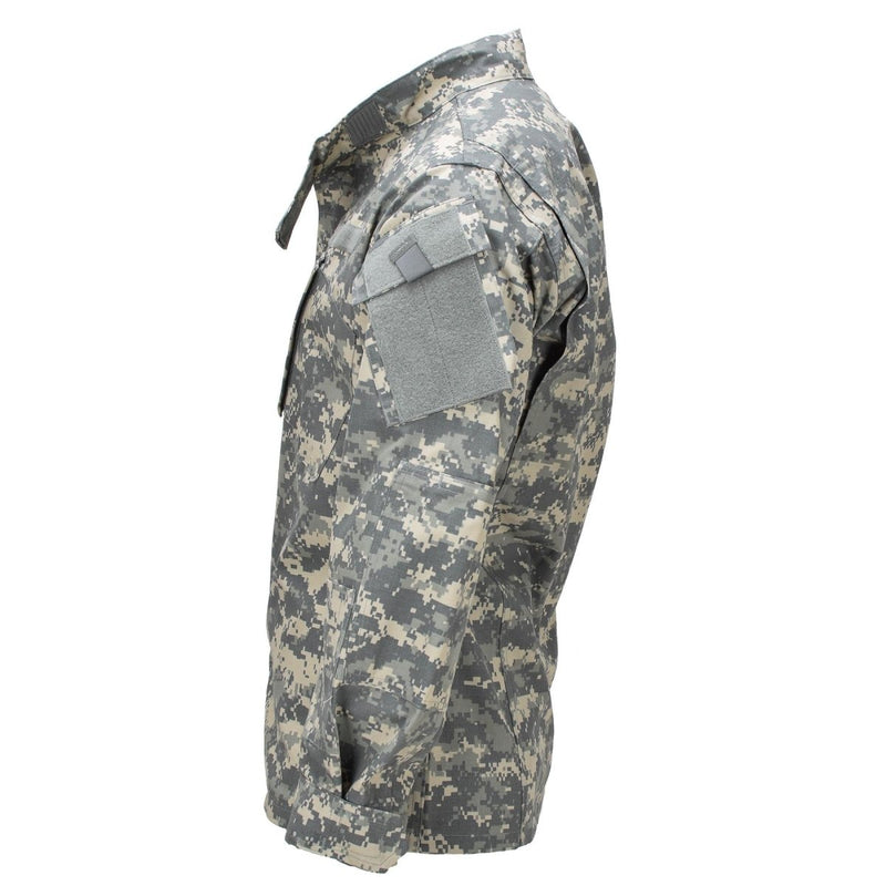 Originele Amerikaanse militaire uniforme jas versterkt ellebogen Acu digitale camouflage