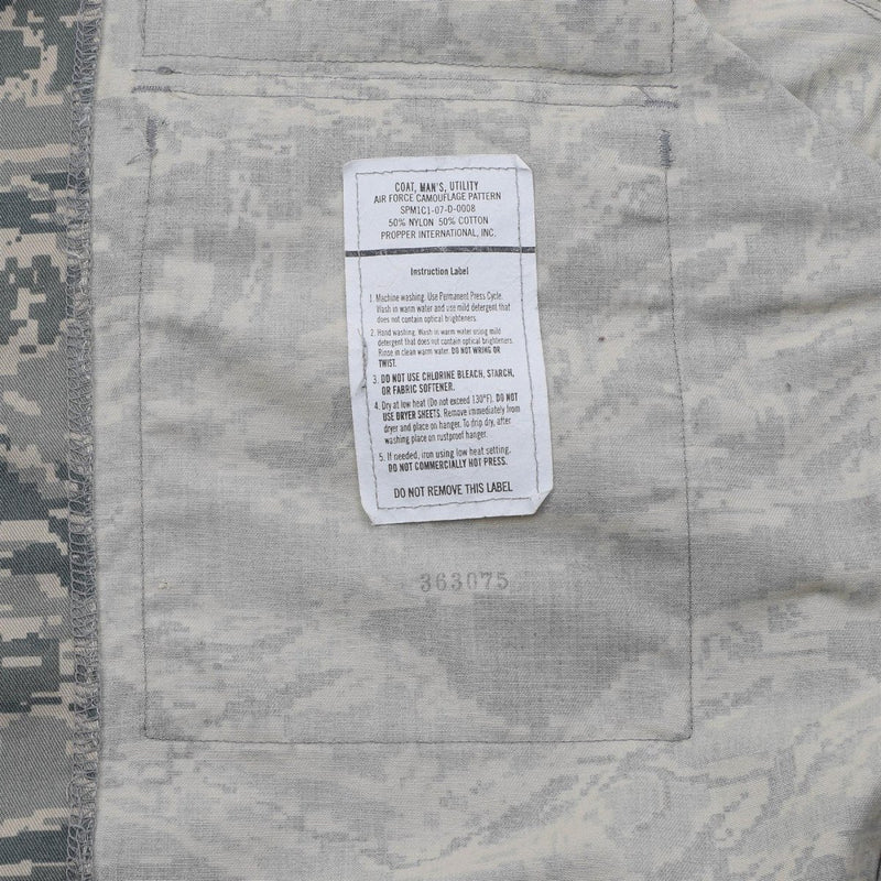 Veste d'uniforme militaire américain originale pour homme, camouflage à rayures tigrées numériques