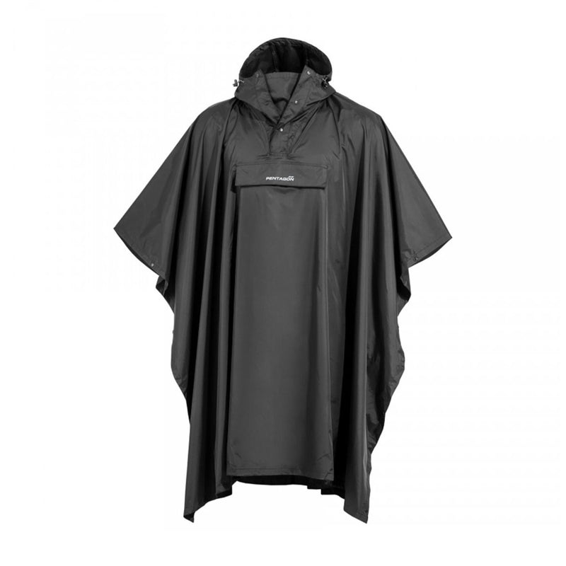 Poncho pliable PENTAGON Cloudburst imperméable et respirant avec détails réfléchissants