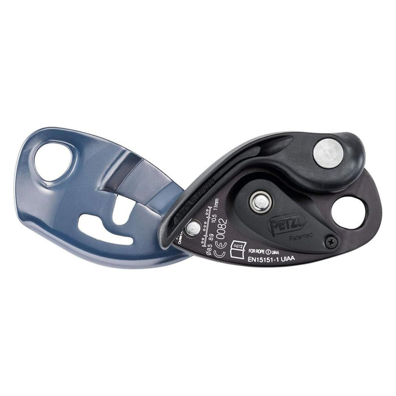 Petzl Grigri Assisted Rems Devay Device Climbing Equipment Aluminium Blue