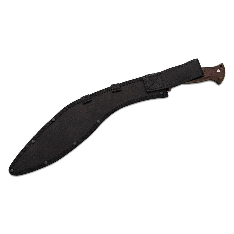 Machete bushcraft survival plain edge steel 420 dark coating