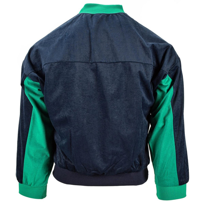 Navy green sport sweater French army tracksuit marines style sports jumper with a high neck