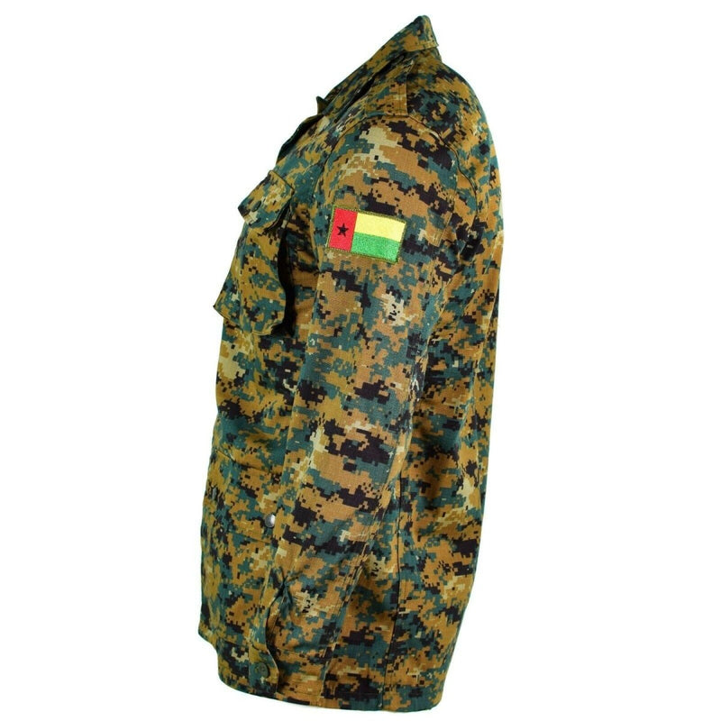 Field original Guinee Bissau army jacket digital ripstop durable savana camouflage long sleeve shirts