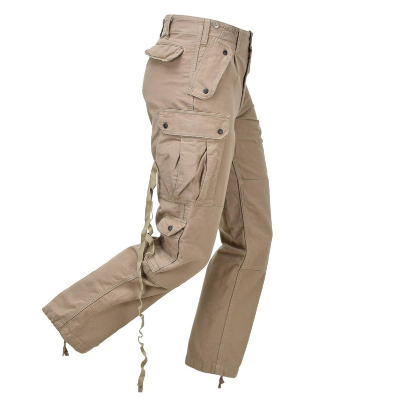 Commando trousers Leo Kohler special forces BDU pants cotton khaki easy-case and hard-wearing quality drawstring ankles