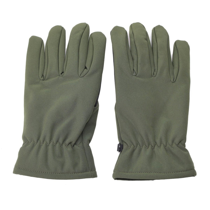 Mil-Tec Gloves Softshell THINSULATE™ lining Olive Winter Men's OD green military