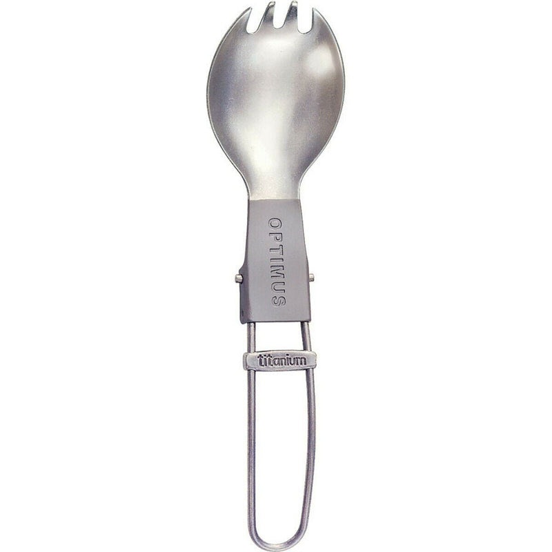 OPTIMUS TITANIUM SPORK Ultra Lightweight Foldable Hiking Backpacking Survival Titanium Alloy