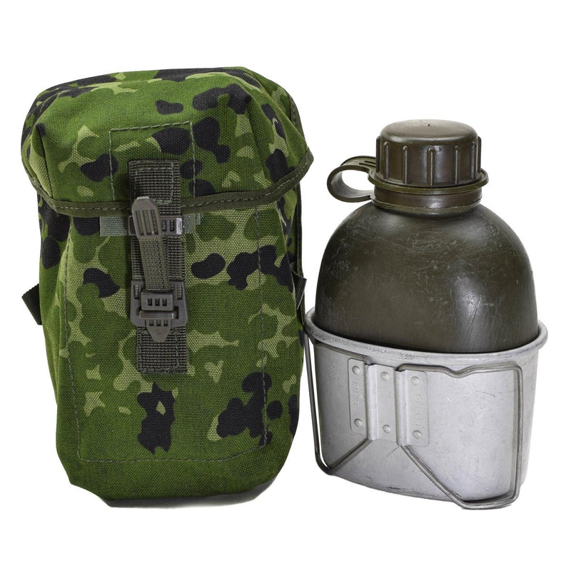 Original Danish Military flask canteen universal DK camouflage