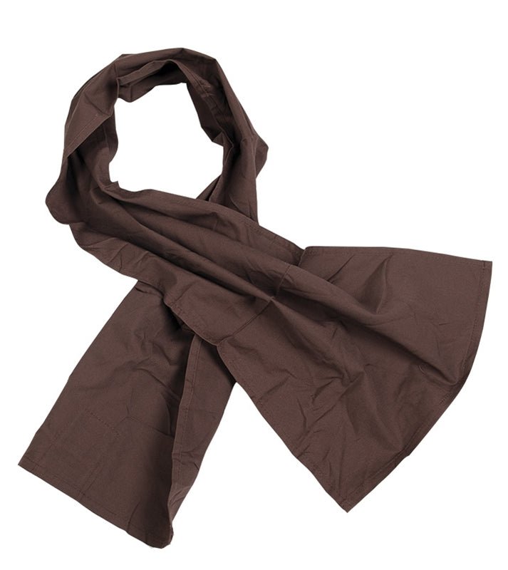 Original Dutch Military scarf cotton bandana 100x25cm brown army scarves lightweight breathable