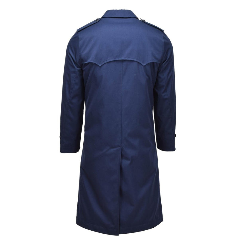 women military raincoat blue