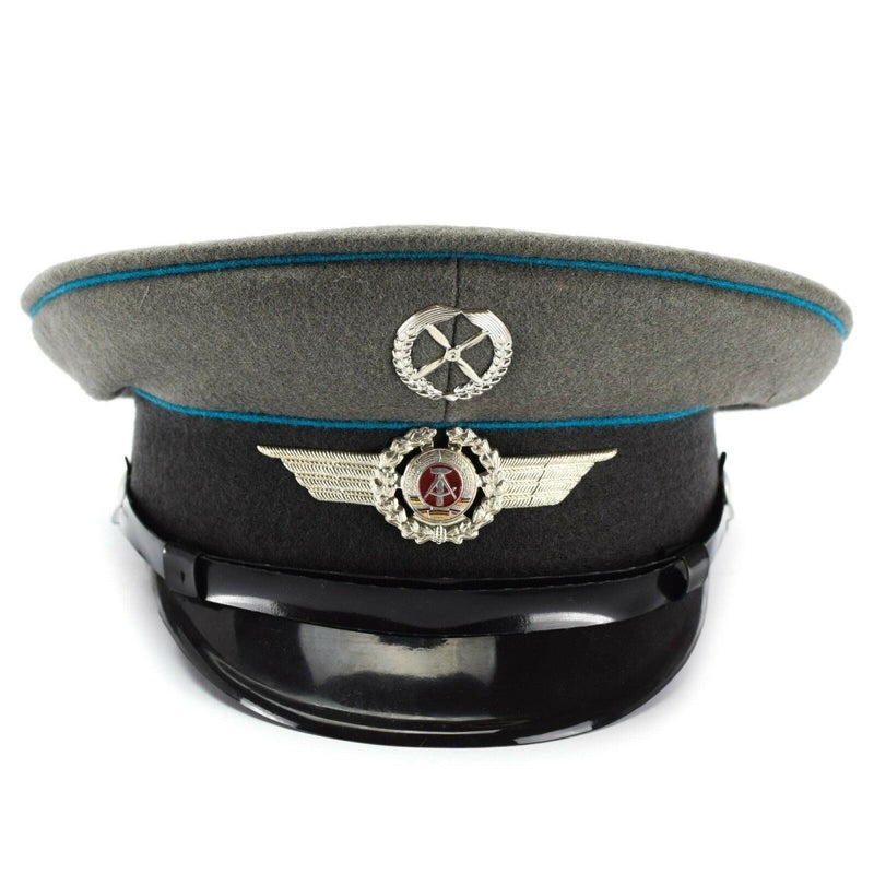 Original East German NVA army visor cap Air forces militay