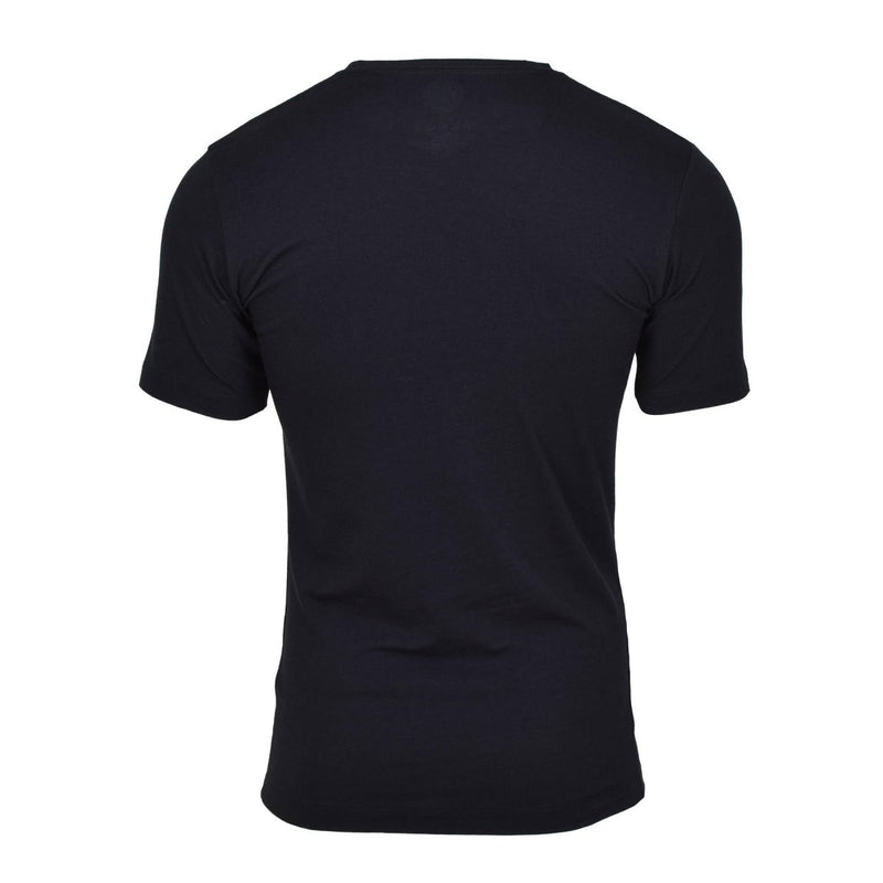 Original Netherlands Military black tactical short sleeve T-Shirts coolmax quick drying lightweight breathable shirts